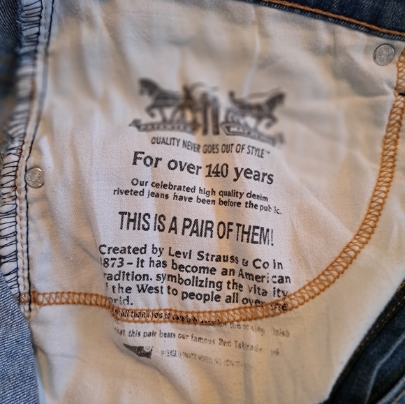 Levi's 569 men's size 38 jean shorts, VGUC - Picture 4 of 8